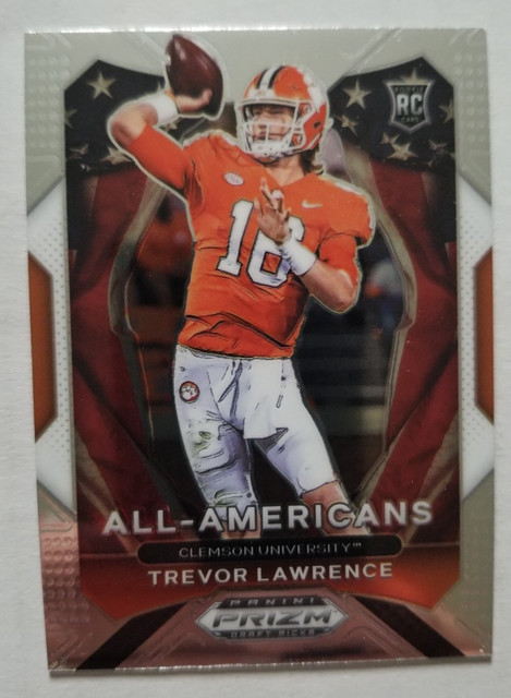 2021 Panini Prizm Draft Picks All-American Rookie (RC) Trevor Lawrence #181