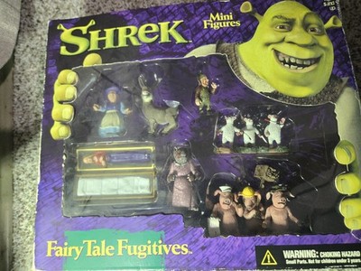 Shrek Fairy Tale Fugitives McFarlane Toys 2001 Action Mini Figures 3 boxes 