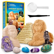 National Geographic Ancient Egypt Dig Kit – Includes Pyramid, Sphinx & Pharao...