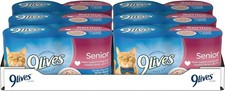 9Lives Wet Senior Cat Food, Tender Morsels with Real 5.5 Ounce (Pack of 24)  5.96 per gallon