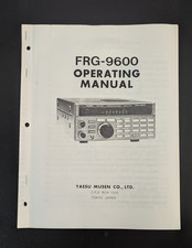 YAESU FRG-9600 Manuale d'uso tutte le bande, tutte le modalità Ricevitore di scansione VHF/UHF