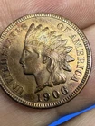 1906 Indian Head Cent - Beautiful Natural Toning - AU/BU