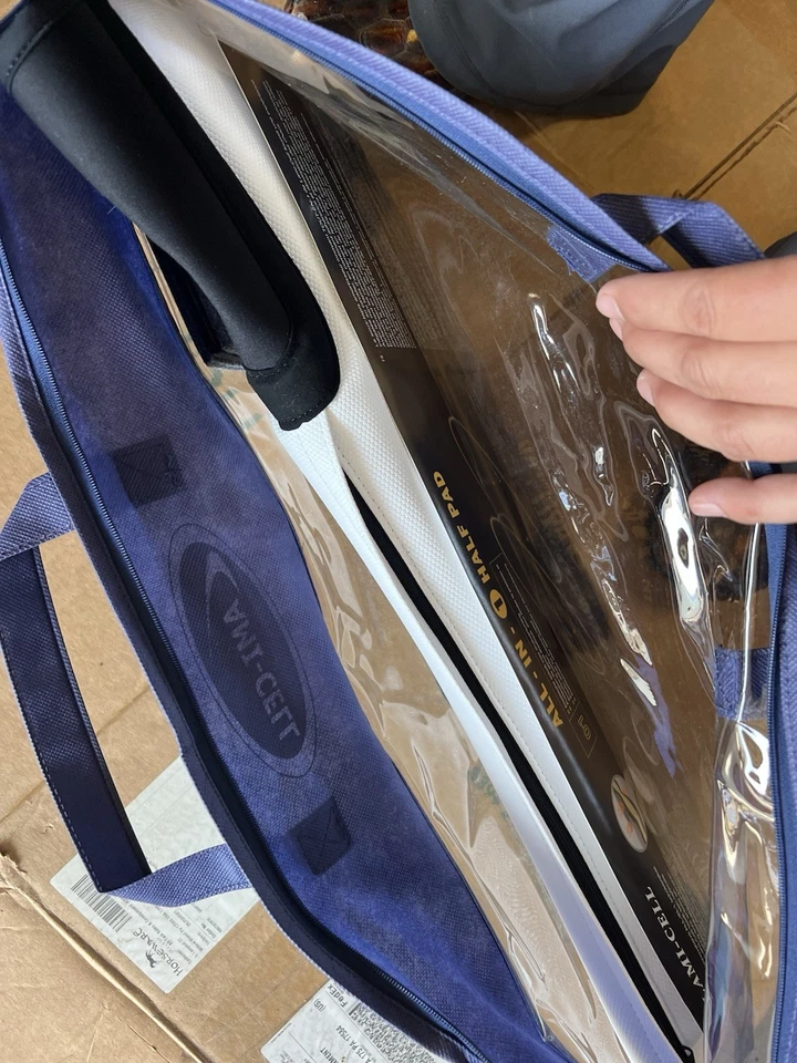 Media almohadilla inglesa blanca Lami Cell Shim nueva con etiquetas Foto 3 de 3