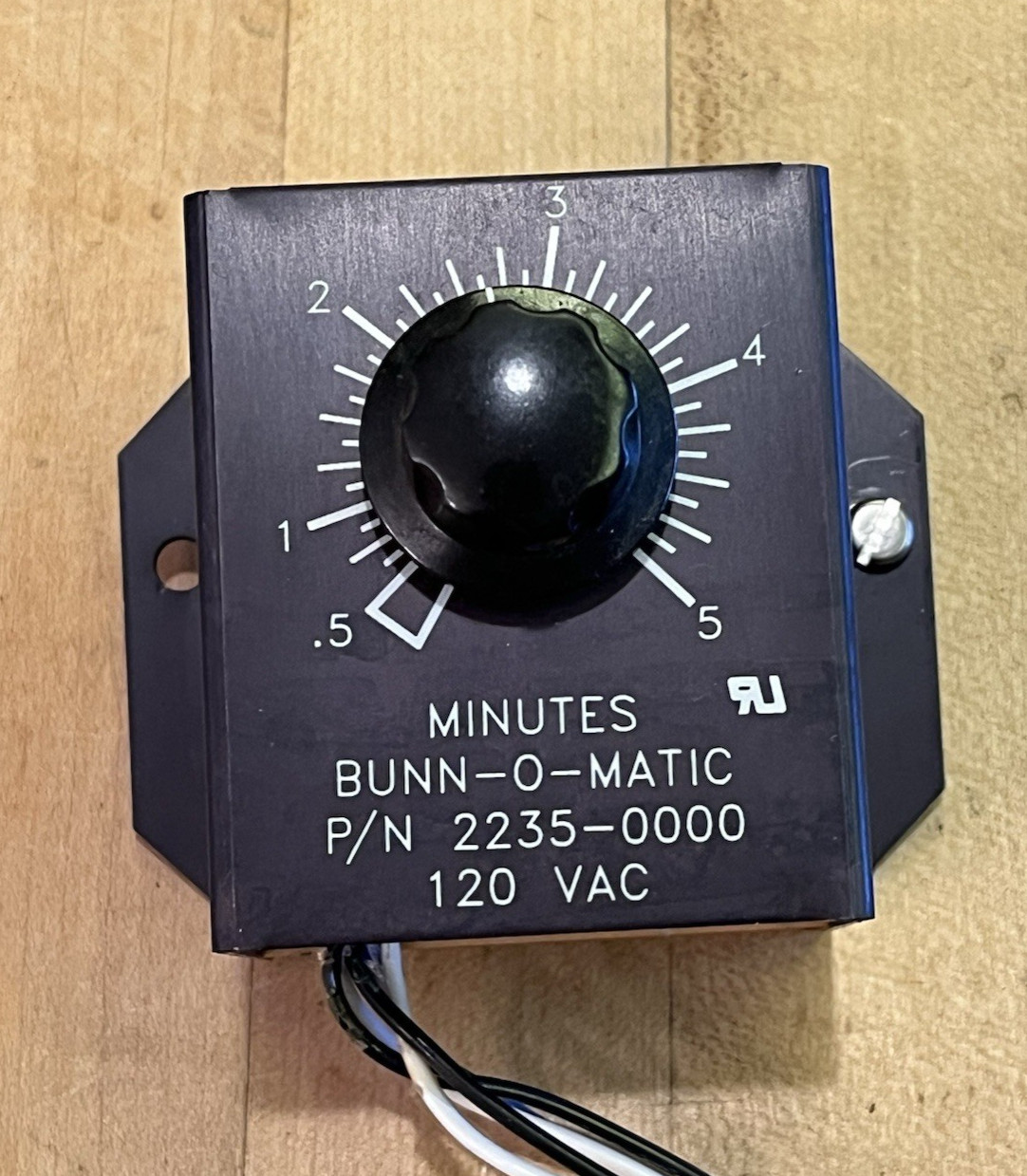 Timer 0.5-5 Minutes, 2235-000 120 Vac