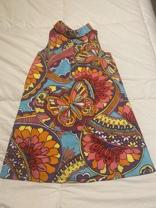 LILLY PULITZER GIRLS DRESS SIZE 8-10 VIBRANT MULTICOLORS WITH LINING