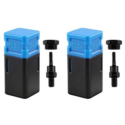 2PCS Riveting nut Tool Replacement Mandrel, Metric and SAE Mandrel (10-24)