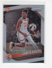 2025 Panini Prizm WNBA Saniya Rivers Rookie RC #131 SILVER PRIZM, Sun