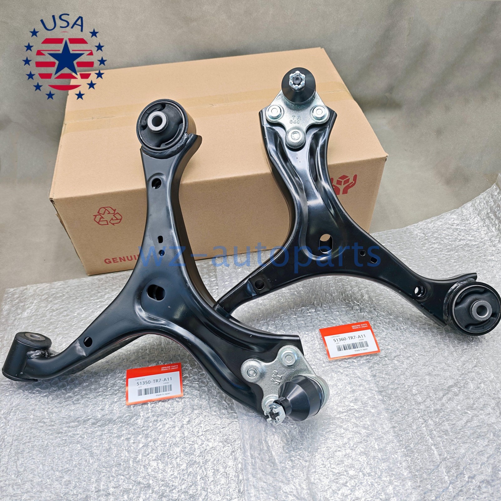OEM! Pair Front Lower Control Arms w/ Ball Joint for 12-15 Honda Civic Acura ILX