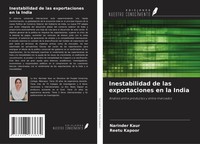 Narinder Kaur (U. A.) | Inestabilidad De Las Exportaciones En La India | Buch