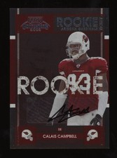 2008 Calais Campbell Playoff Contenders Auto Autograph Rookie Rc #111 *NICE*