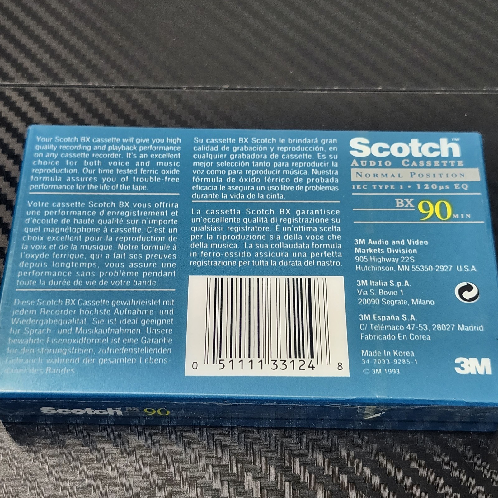Scotch BX 90 Blank Audio Cassette Tape Normal Bias 3M image 4