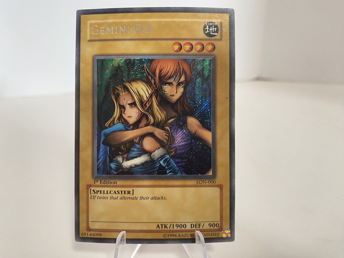 人気ブランドバ40代 ed 1st Rare Secret LON-000 - Elf Gemini Yugioh eBay | Card その他