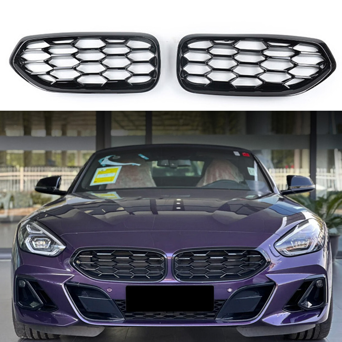 3*3様 BMW Z4 (G29) 純正品 後期型 ブラックフロントグリル BMW純正 G29 Z4 UPDATE Individual ブラックグリル | Wright