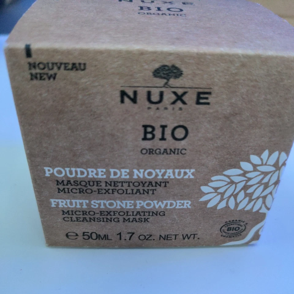 Nuxe Bio Organic Fruit Stone Powder Micro-Exfoliating Cleansing Mask 50ml SEALED - Image 4 of 4