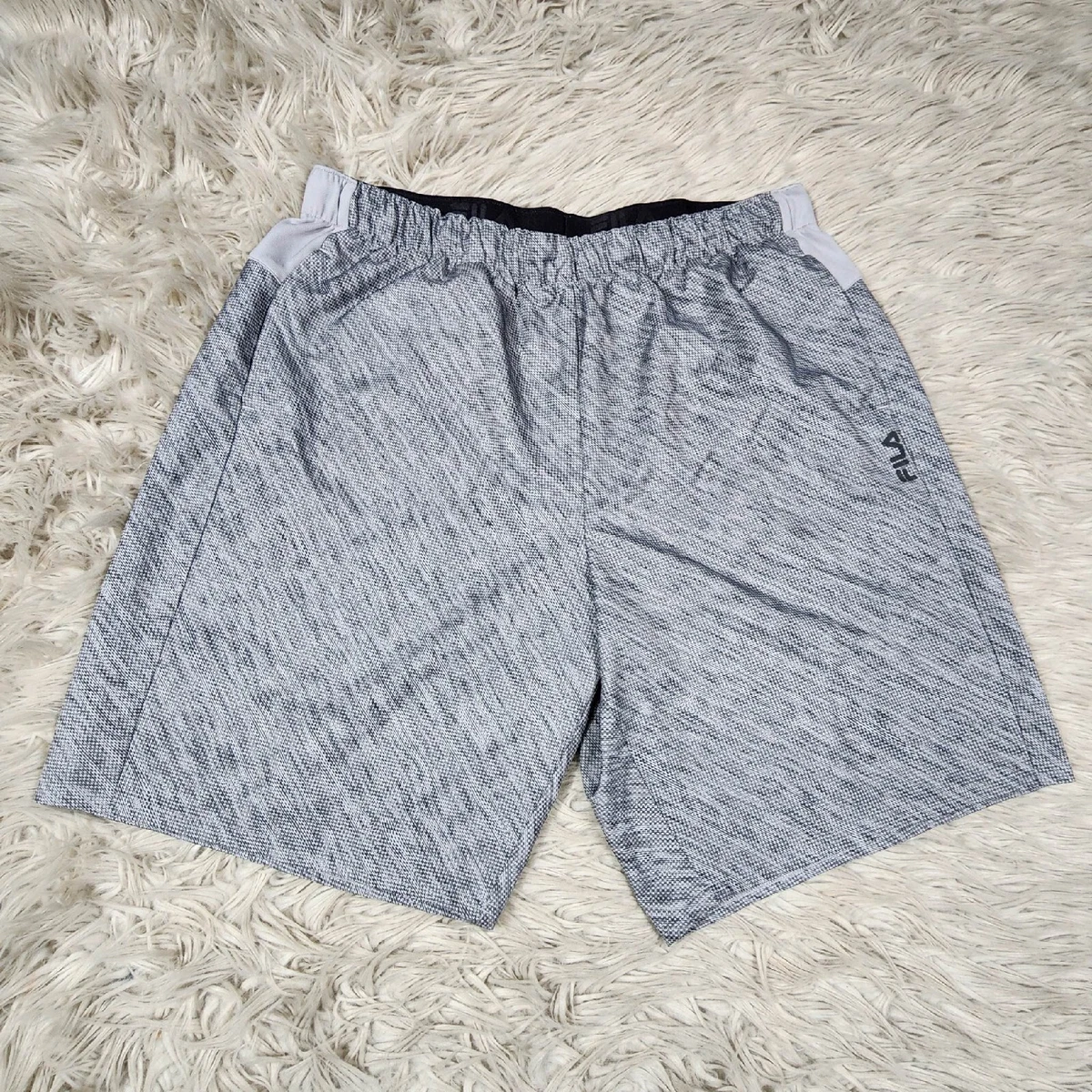 Fila Sport Shorts Men s Size XXL Gray Gym Live In Motion Running
