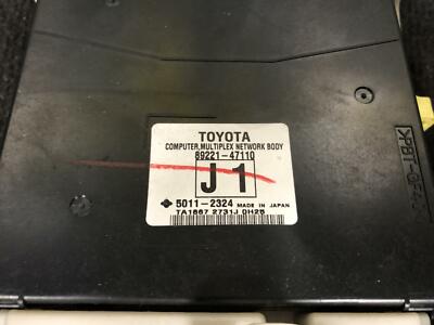Y　　50PRIUS 30% Toyota Prius Multiplex Network Body ECU ZVW30 07/2009-12