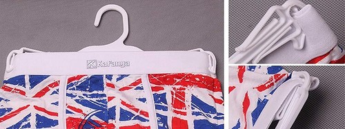 10 pcs Plastic Hangers hanger rack Sleek Great for Bras Panties Underwear 26cm - Picture 3 of 4