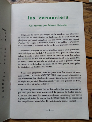 Jeu De Football Vintage 1965 'Les Canonniers' Par Edmond DUJARDIN – Complet France