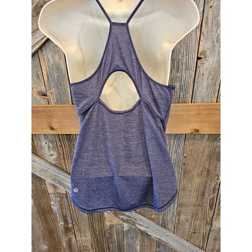 Lululemon Fast as light Gr. 10 (?) Silverescent leichtes Tanktop hinten offen - Bild 3 von 7