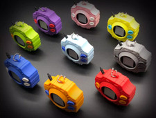 Digital Monster Digimon Adventure Digivice Ver. Mini Pendant Prop Key Chain/9pcs