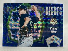 2021 Panini Mosaic Debuts Green Mosaic Casey Mize #PD13 Rookie RC