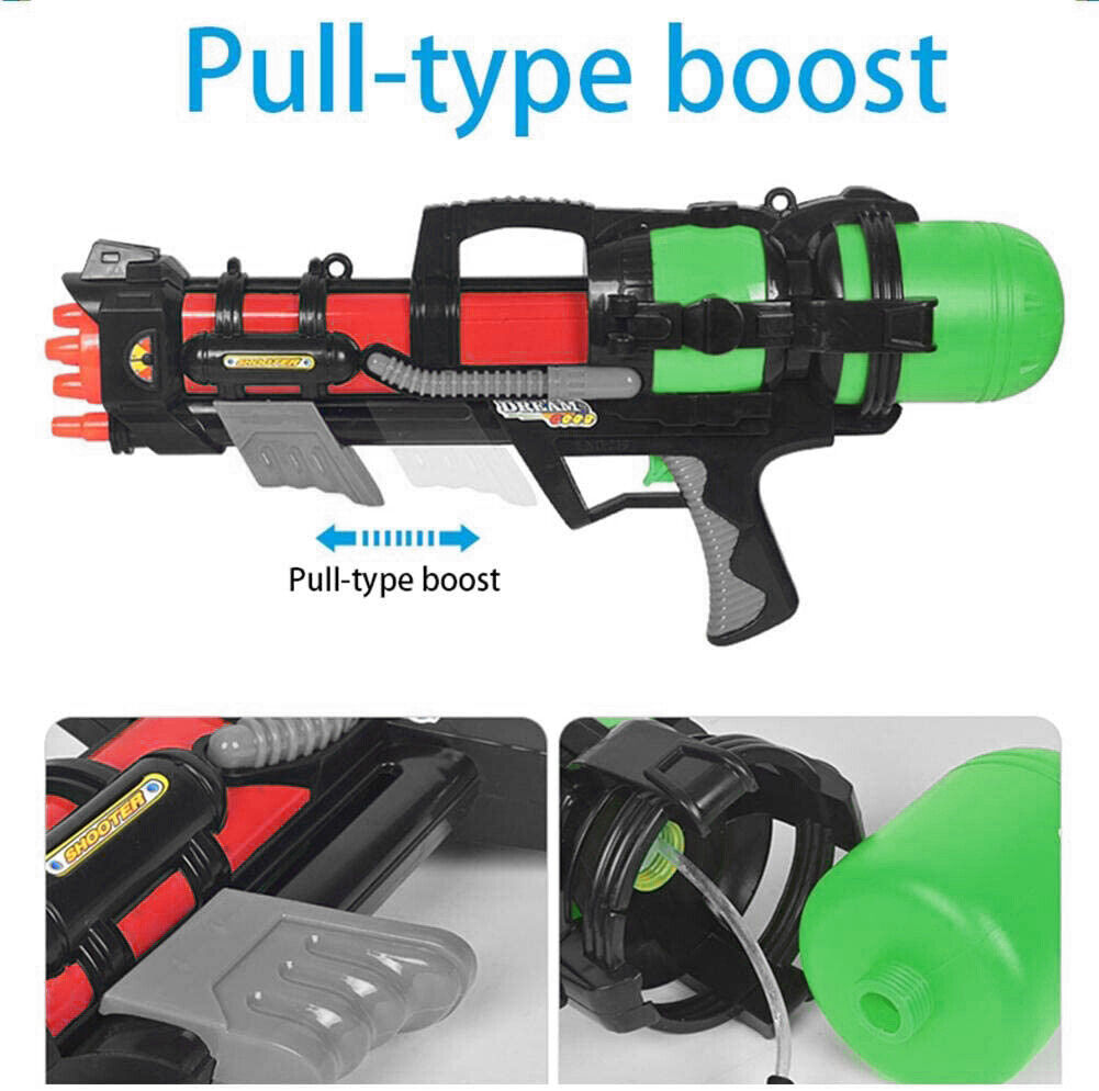 Conjunto water blaster kids toy guns of different design, handguns