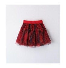 Gonna Sarabanda rossa in tulle bimba A265