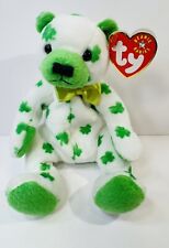 TY Beanie Baby - CLOVER the Irish Bear 7.5 inch - Stuffed Animal Toy