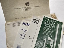 1930’s Chicago Eastern ILL Railway C&EI Texas Centennial Expo Dallas World Fair