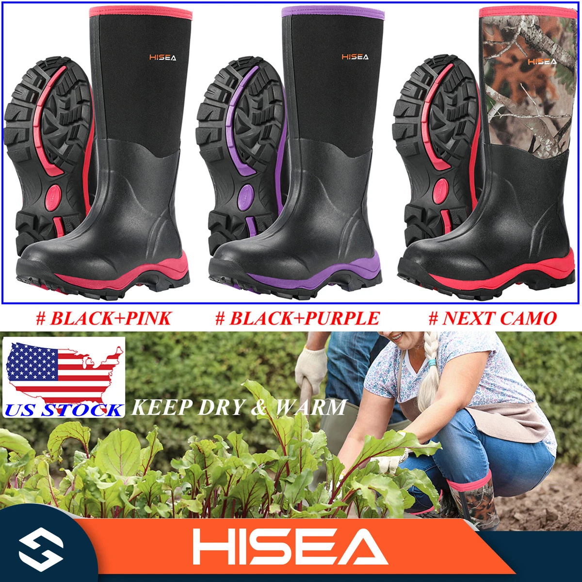 Warmest womens hunting boots sale