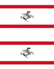 2 x Autocollant sticker voiture vinyl drapeau italie italien toscane