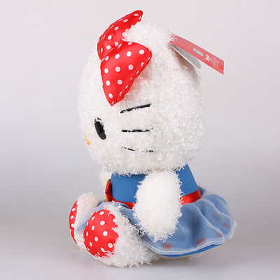 hello kitty in blue dress Hello Kitty Overall Outfit Plush 10