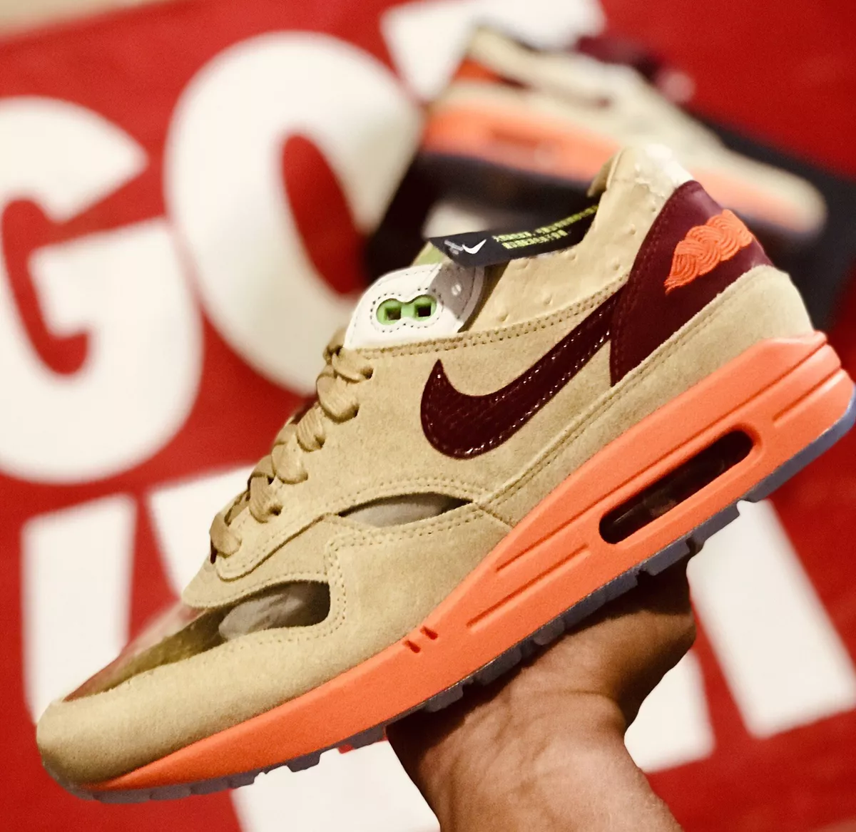 Nike x CLOT Air Max 1 Kiss Of Death 2021 sneakers Neutrals