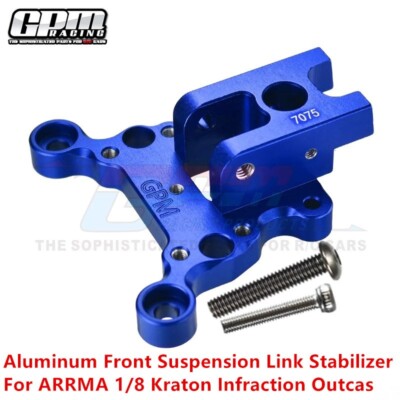 GPM Alu Front Suspension Link Stabilizer For ARRMA 1/8 Kraton Infraction Outcas