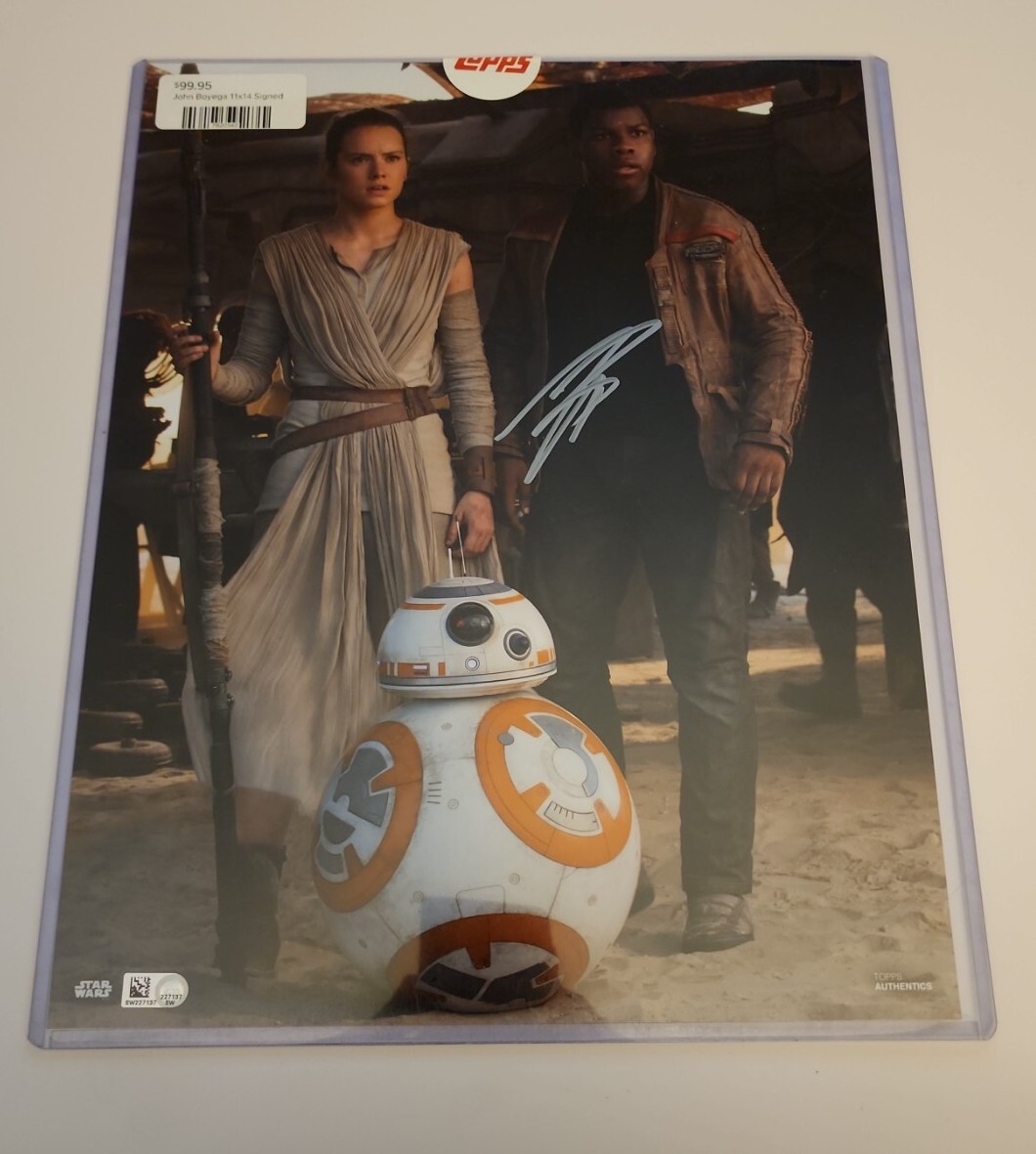 John Boyega As Finn Topps Star Wars Authentics Autographs Signed