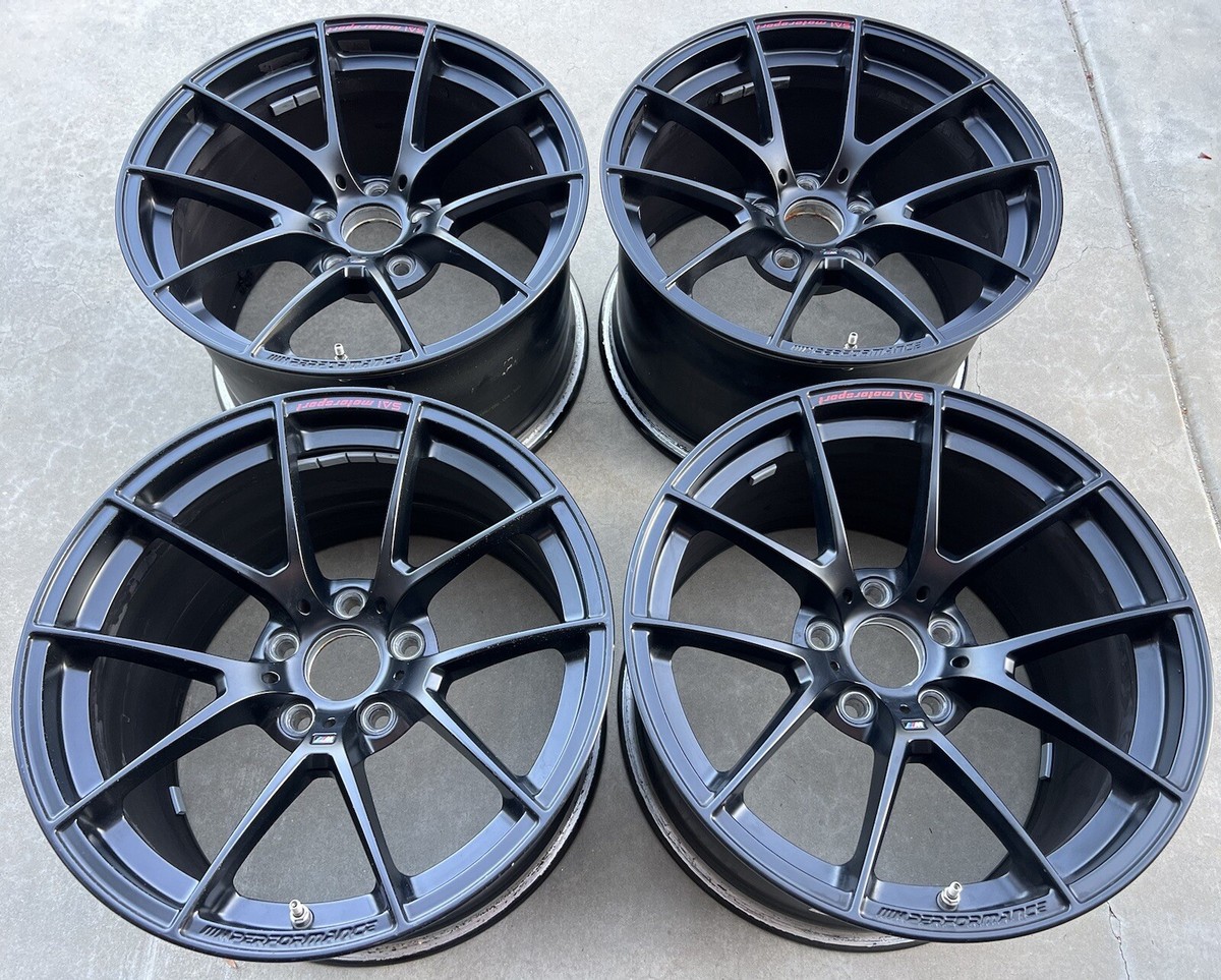 Set of Four BMW Motorsport F82 M4 GT4 18x11 18” Wheels Rims SAI