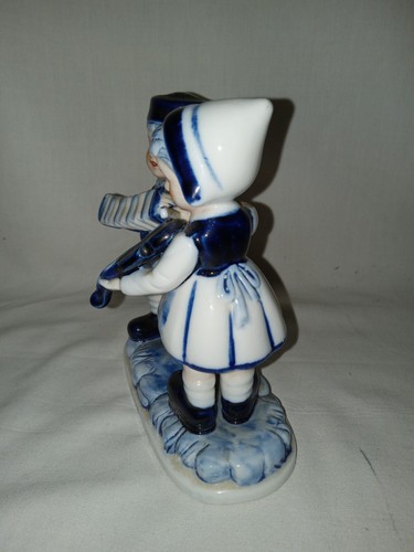 Holland Delf blau Figur Mann Frau Musical - Bild 7 von 12