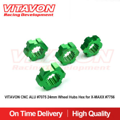 Vitavon CNC Alu 7075 24mm Wheel Hubs Hex For XRT X-MAXX #7756 3colors