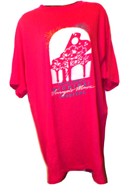 New Active Sportswear Tee Women 3XL 52-54 Dar10tk Pink Women's Music Festival LB