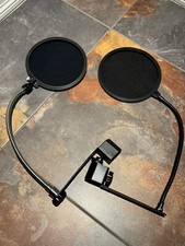 2 Two Professional Microphone Audio Pop Filter Mask Shields Shield Universal mic