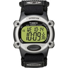 men's digital watch with velcro strap