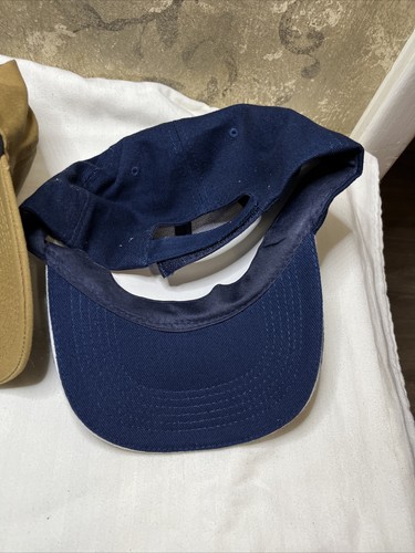 Lot Of 3 NRA Golden Eagles Green Blue Gold Adjustable Baseball Hat Cap Flay - Picture 8 of 11
