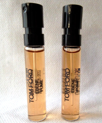 2 Tom Ford Ebene Fume Eau de Parfum Perfume 0.07 oz / 2ml each sample spray