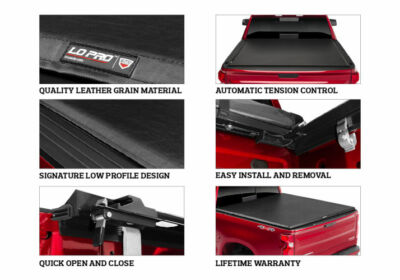 TruXedo Lo Pro Soft Roll-Up Tonneau Cover For Chevy/GMC 2500/3500HD 2020-2024