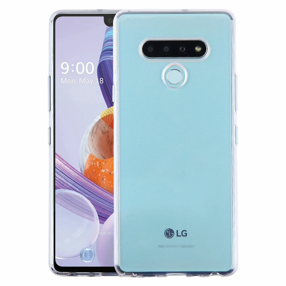 For LG Stylo 6 Transparent Clear Case Cover Thin Hybrid Silicone Gel TPU Rubber - Image 3 of 4