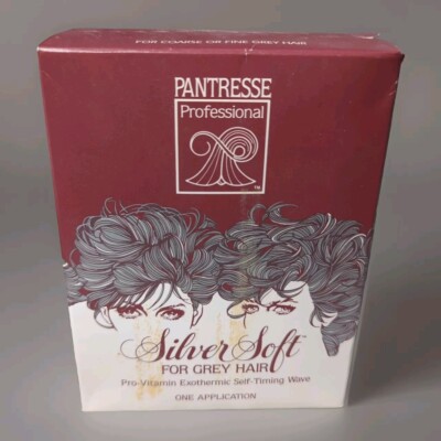 NOS VTG PANTRESSE SILVER SOFT Grey Hair Exothermic Wave PROP Pantene Salon 1980s