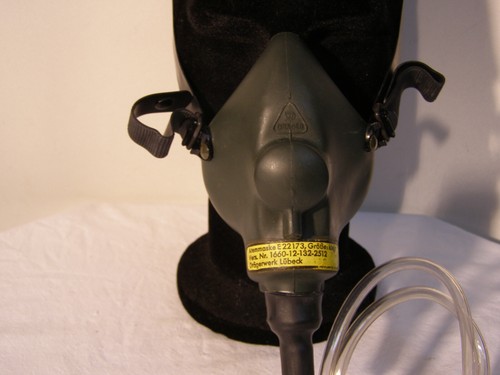 Máscara de oxígeno BW Drägerwerk Lübeck máscara respiratoria E22173 - Imagen 2 de 6