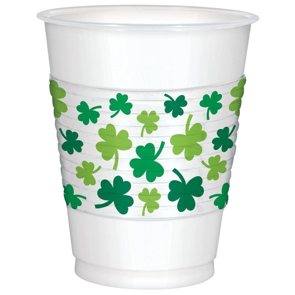 Plástico Amscan St. Patrick's Day Fiesta Vajilla & serveware