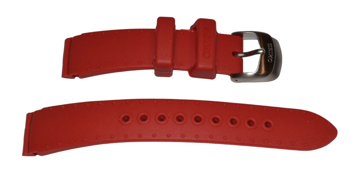 Seiko Rubber Wristwatch Bands 16 mm Band Width for sale | eBay