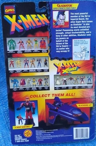 Marvel X-Men Phoenix Saga Series Gladiator Action Figure MOC MIP ToyBiz 1995 VTG - Picture 6 of 6